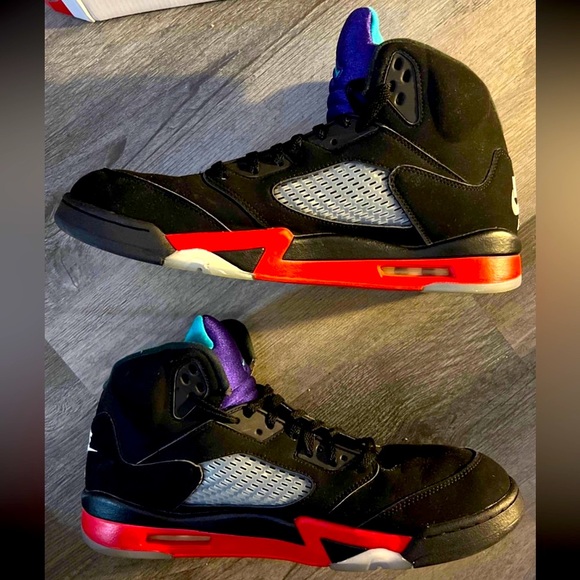 Air Jordan 5 Retro ‘ TOP 3 Red Fire Metallic Grape ‘ CZ1786 001 VNDS - Picture 5 of 11